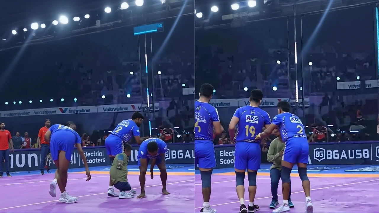 Fan Invades PKL Mat to Touch Arjun Deshwal’s Feet in Chennai Clash