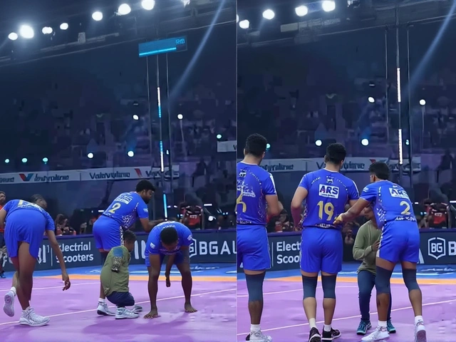 Fan Invades PKL Mat to Touch Arjun Deshwal’s Feet in Chennai Clash